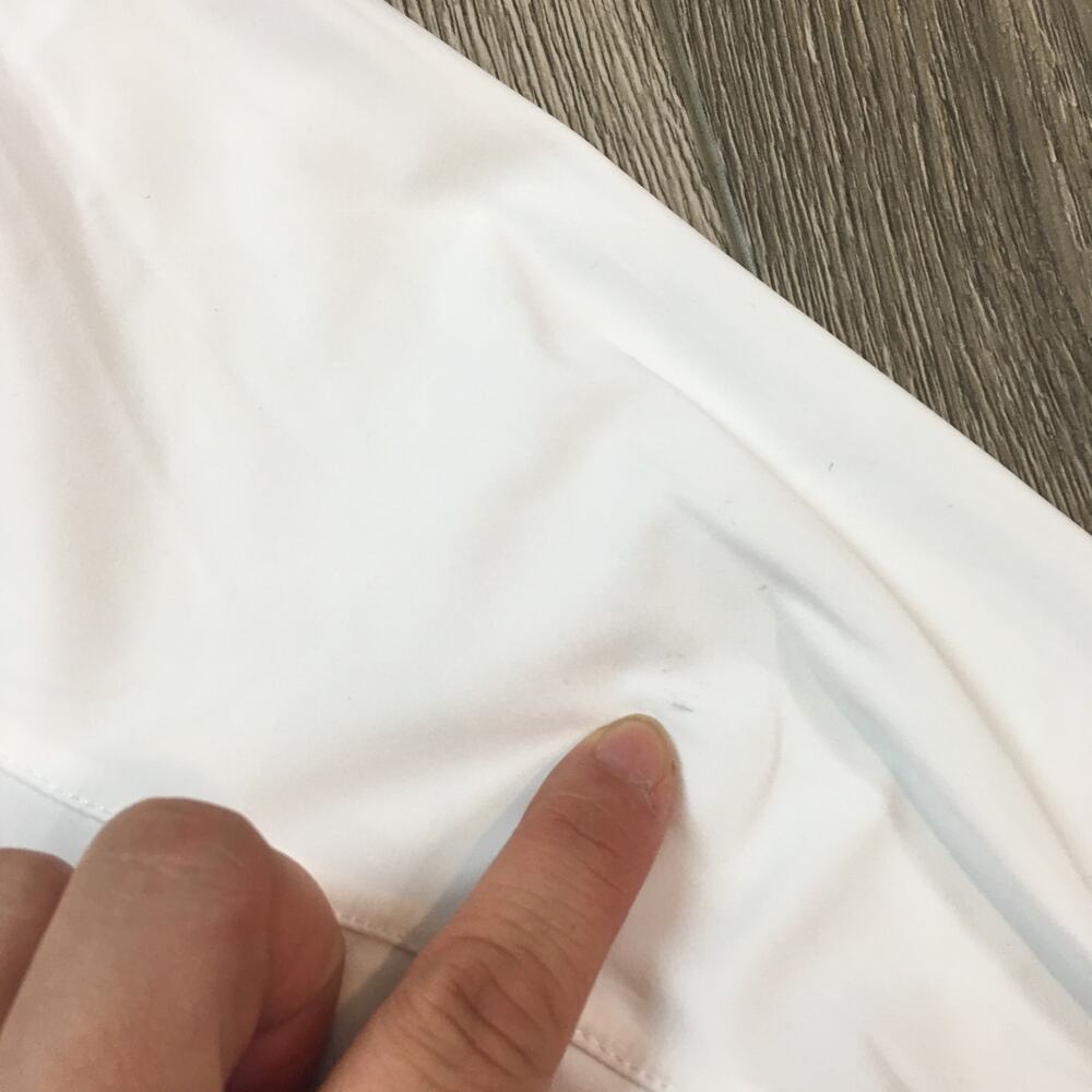 Aday Something Borrowed Slim White Button Down Sh… - image 7